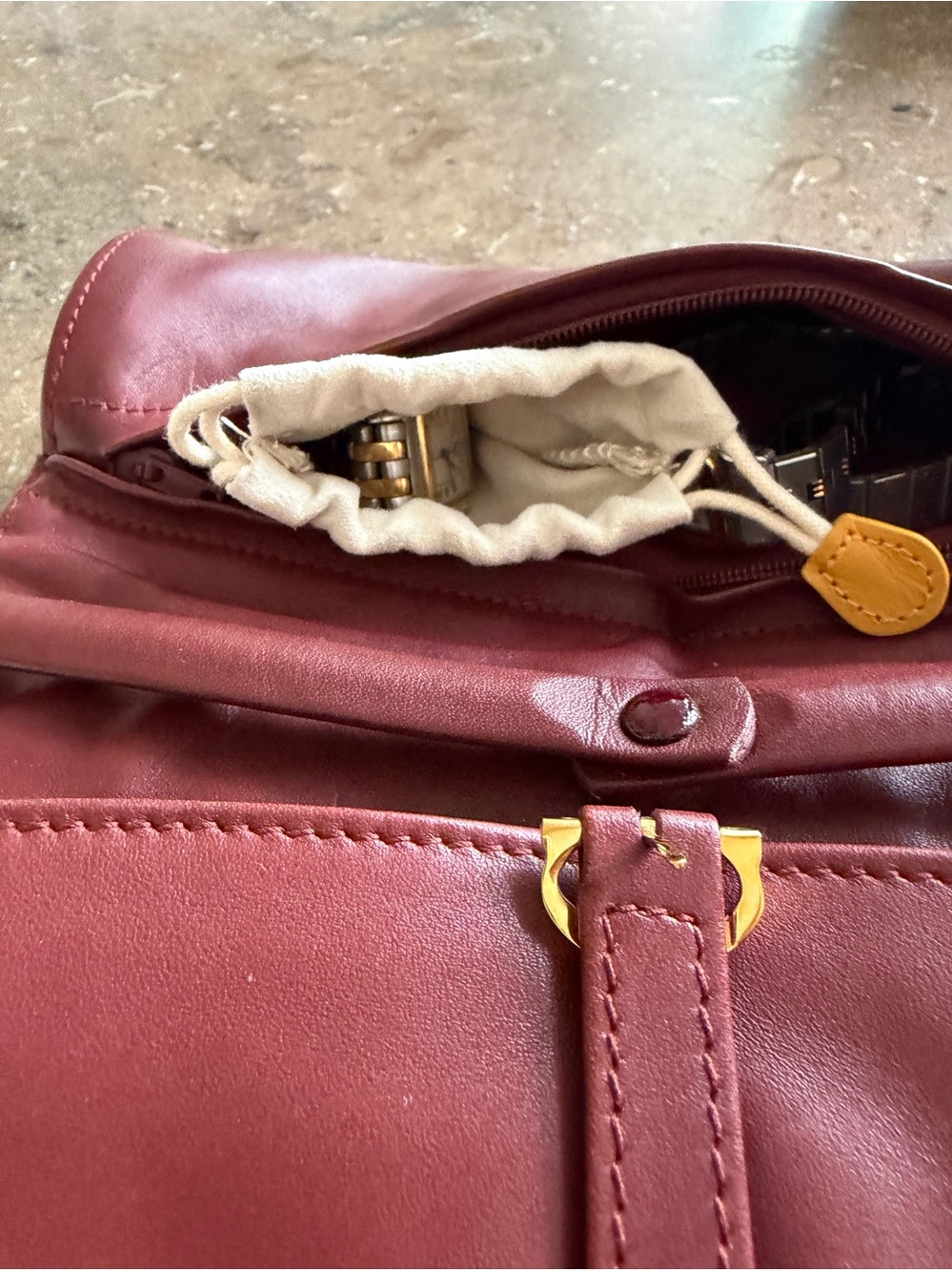 Rare Cartier vintage travel pouch/ jewelry roll - Picture 6 of 16